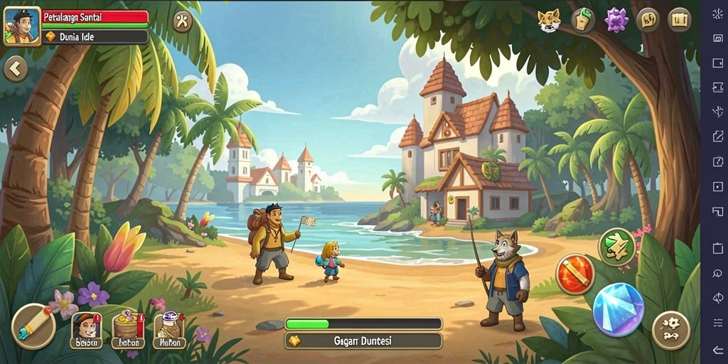 Screenshot gameplay <strong>3446</strong> yang menunjukkan aksi seru di dunia Idle.