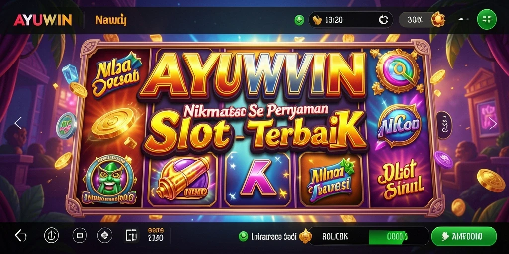 Tampilan grafis AYUWIN yang memukau saat bermain Slot.