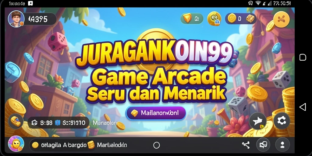 Screenshot JURAGANKOIN99 menunjukkan aksi seru dalam gameplay Arcade.
