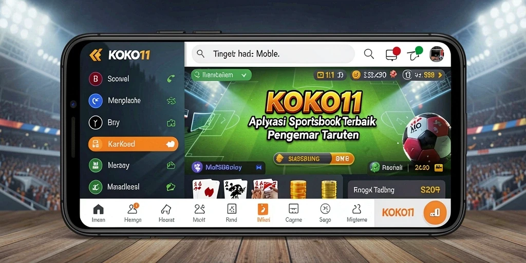 Tampilan gameplay KOKO11 dengan berbagai pilihan taruhan olahraga.