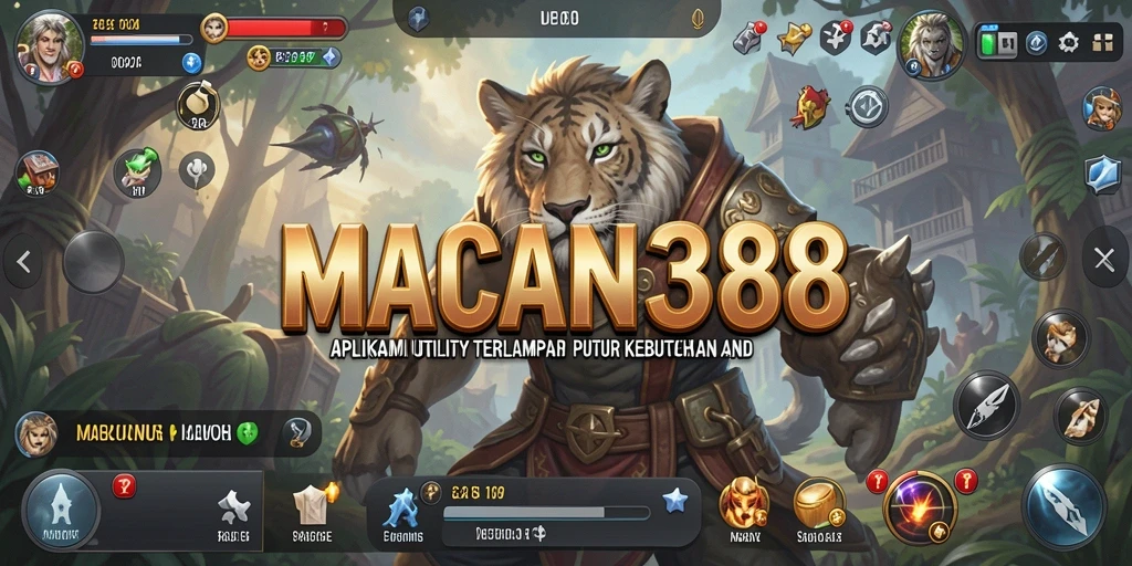 Tampilan intuitif dari MACAN388 dengan berbagai fitur Utility.