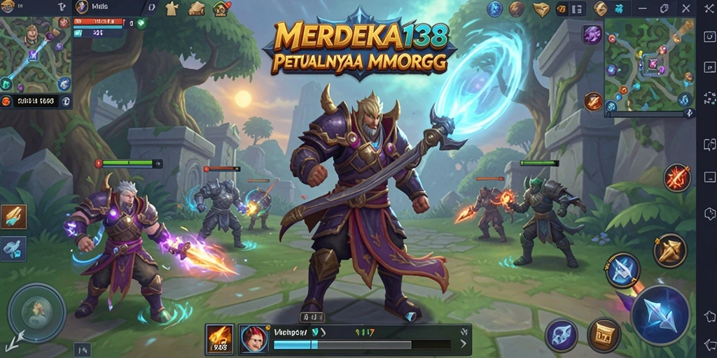 Tangkapan layar gameplay <strong>MERDEKA138</strong> menunjukkan petualangan epik dalam dunia MMORPG.