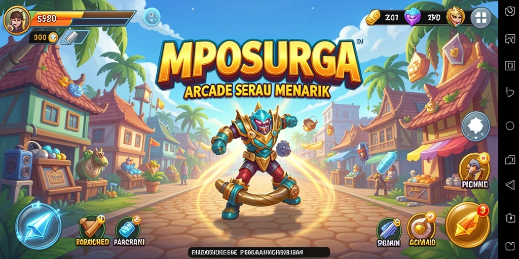 Tangkapan layar dari gameplay seru MPOSURGA yang penuh aksi.