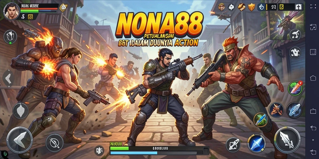 Gameplay NONA88 yang menegangkan dan seru.