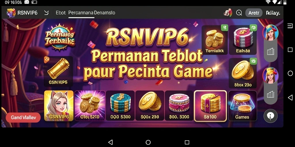 Tampilan gameplay RSNVIP6 yang menarik dan penuh warna.