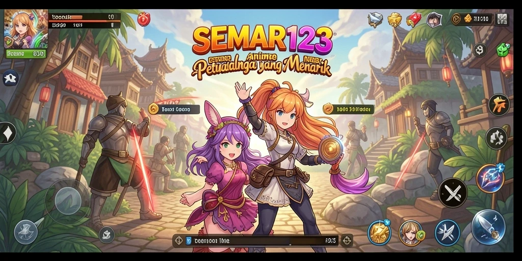 Tampilan karakter dan aksi seru dalam gameplay SEMAR123.