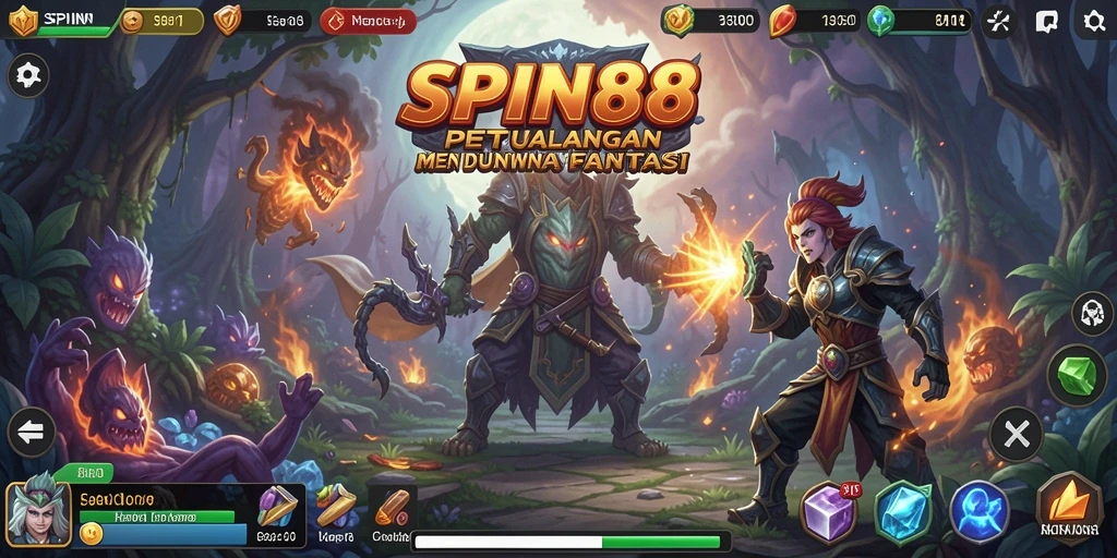 Gameplay menegangkan dalam dunia petualangan yang menakjubkan.