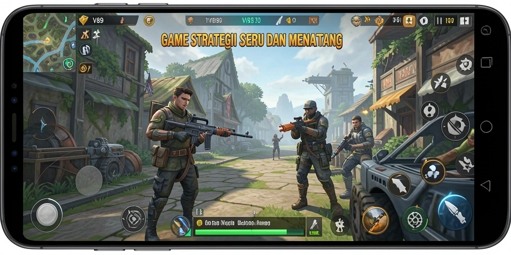 Tampilan gameplay V89 yang mendebarkan dan penuh strategi.