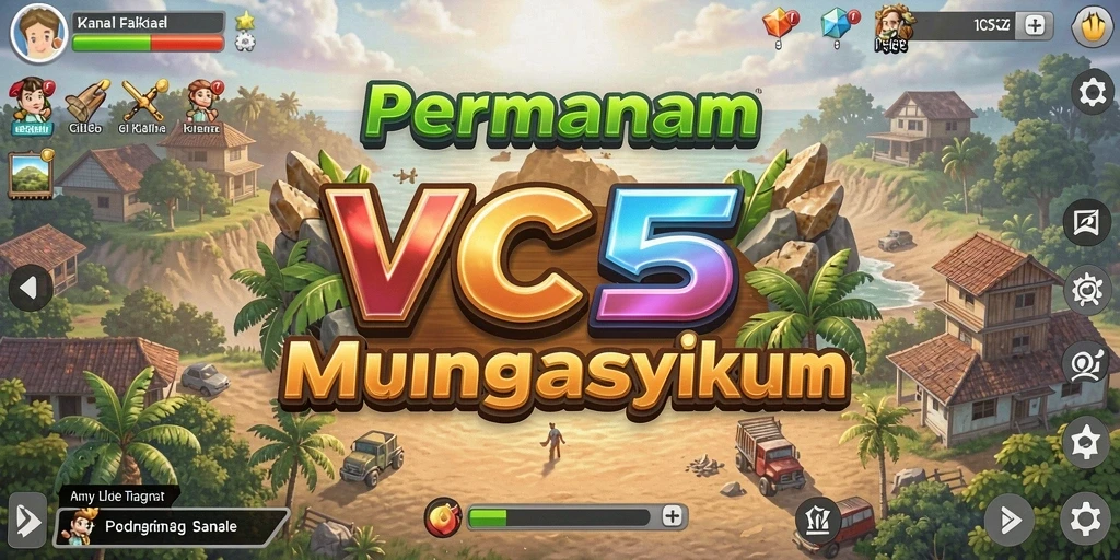 Tampilan gameplay VC5 yang menarik dan penuh warna.