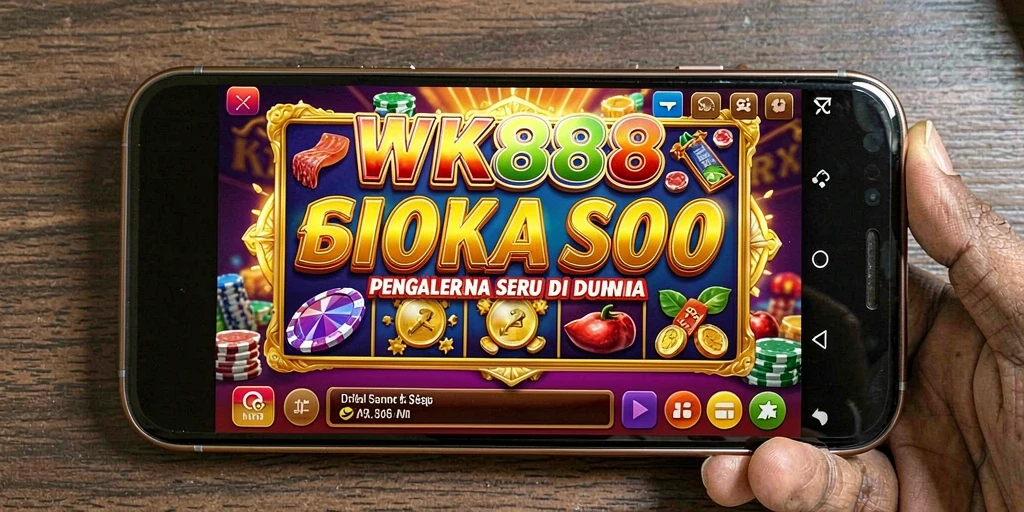 Screenshot gameplay WK888 menampilkan mesin slot yang memikat dan fitur bonus.